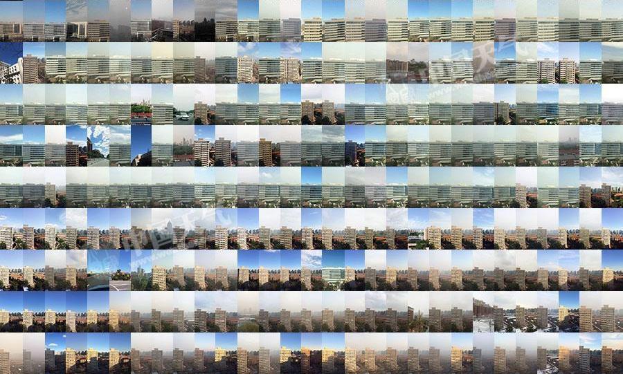 Rétrospective : la couleur du ciel de Beijing en 2015