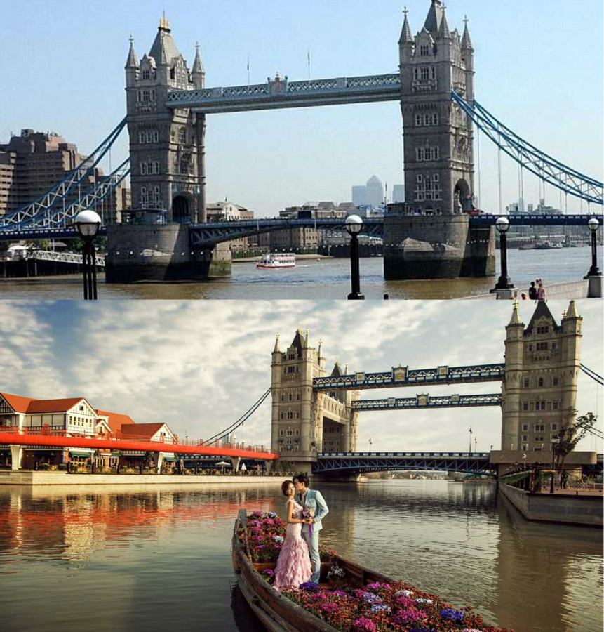 Chine : 11 répliques des édifices les plus célèbres du monde