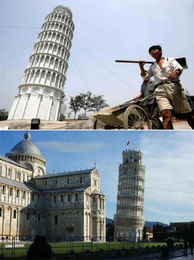 Chine : 11 répliques des édifices les plus célèbres du monde