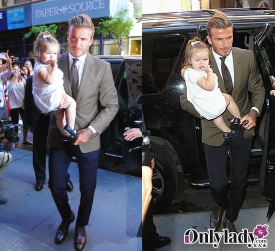 David Beckham à la Fashion week de New York : un père aimant avant tout