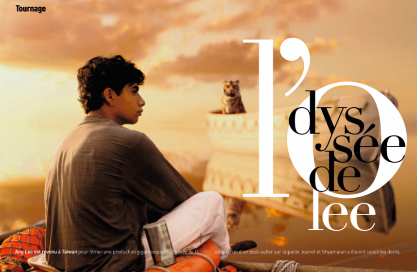 Le film 3D《L'Odyssée de Pi》débarquera en France en décembre