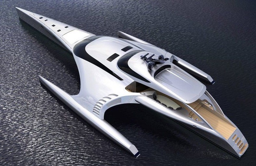 Le plus beau yacht trimaran du monde est construit Hong Kong